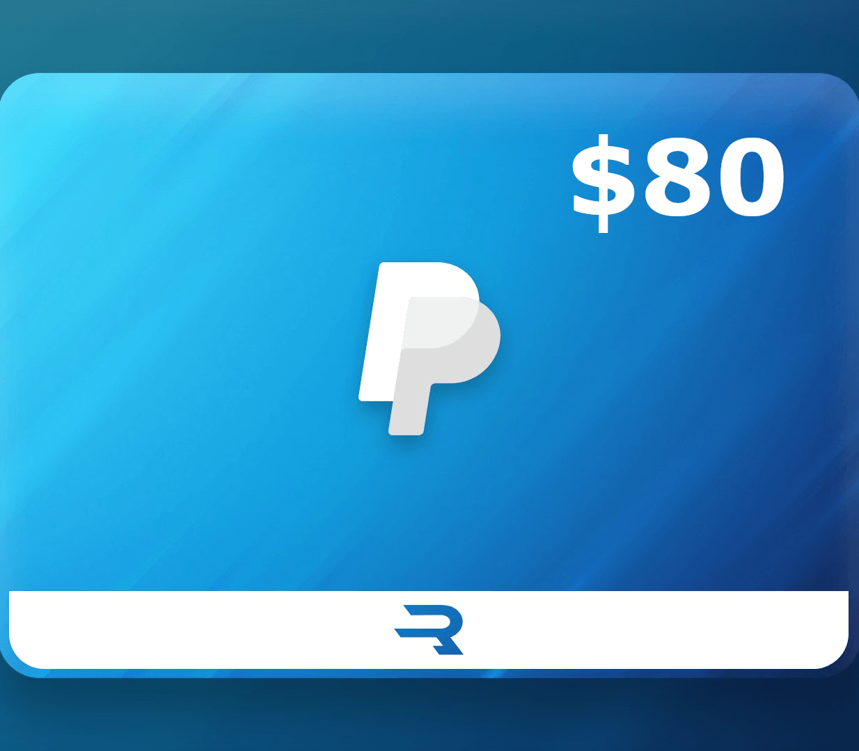 Rewarble PayPal $80 Gift Card