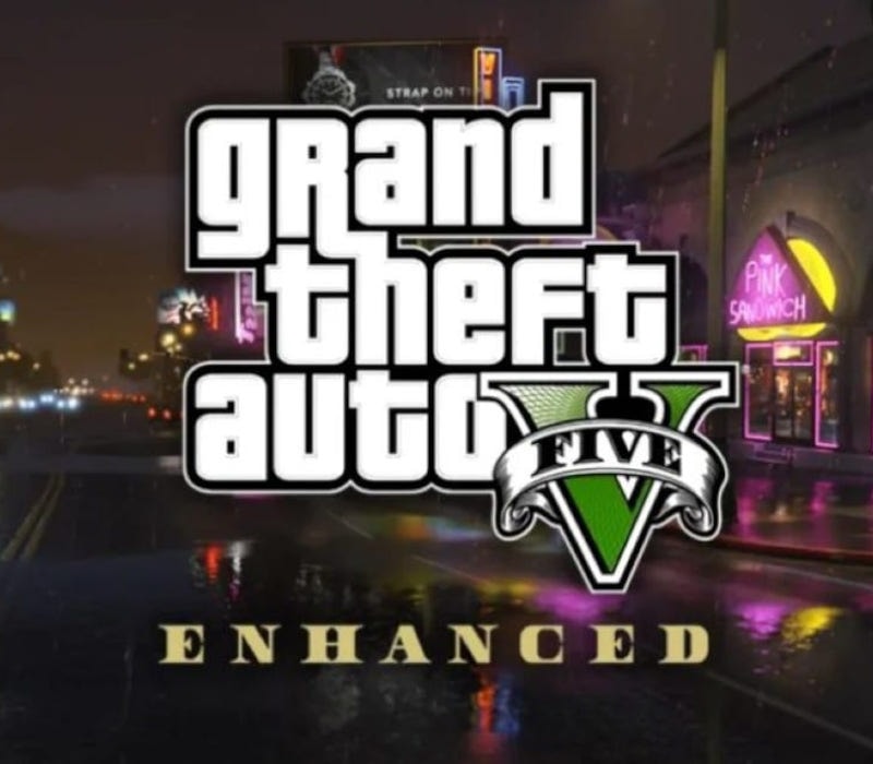 Grand Theft Auto V Enhanced & Great White Shark Card PC Rockstar Games CD Key