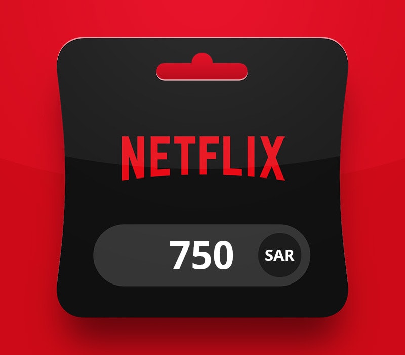Netflix SAR 750 Gift Card SA