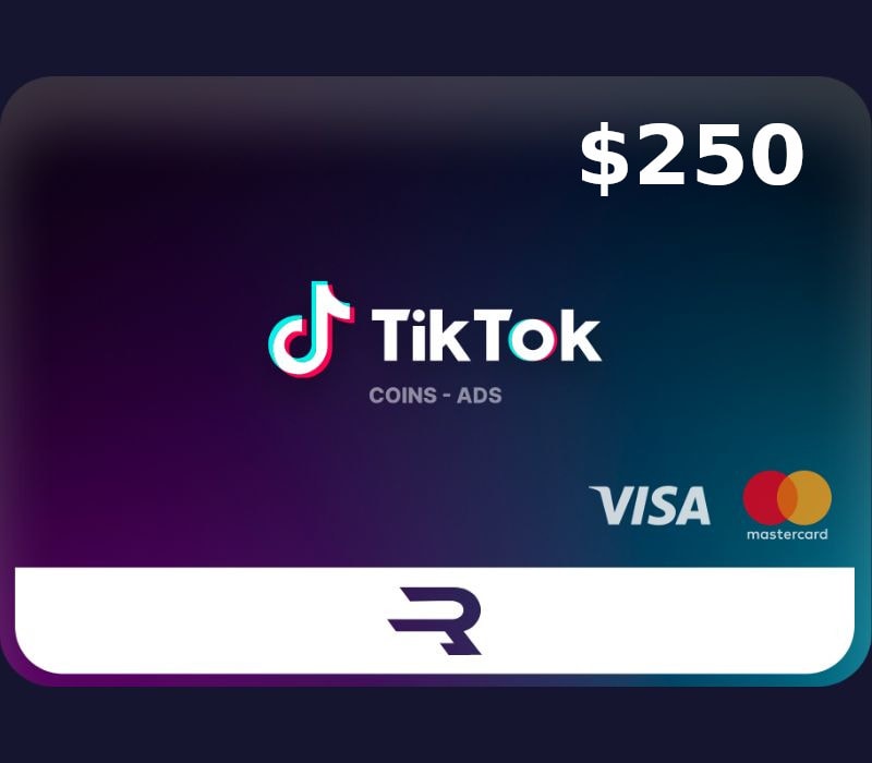 Rewarble TikTok USD 250 Gift Card