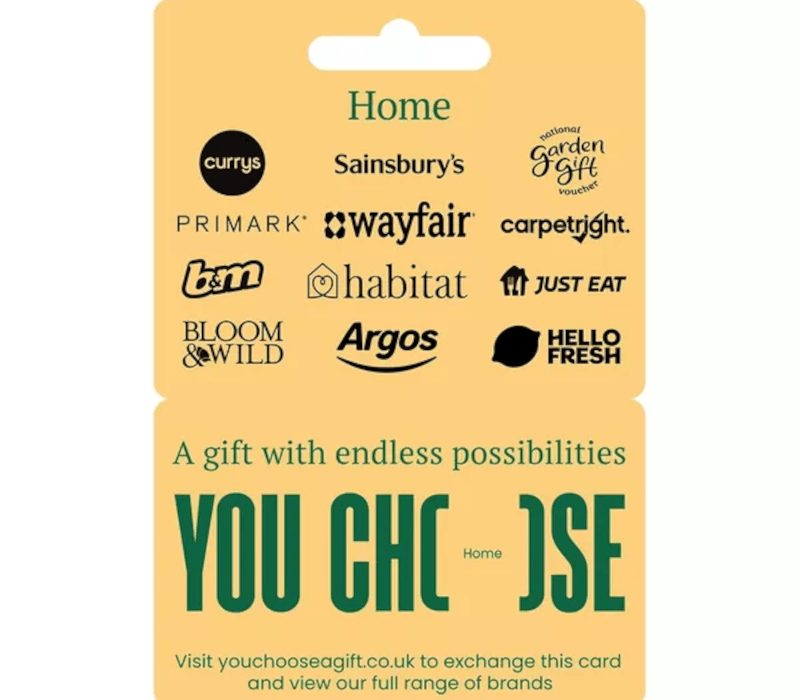YouChoose HOME £50 Gift Card UK