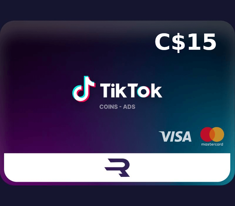 Rewarble TikTok CAD 15 Gift Card