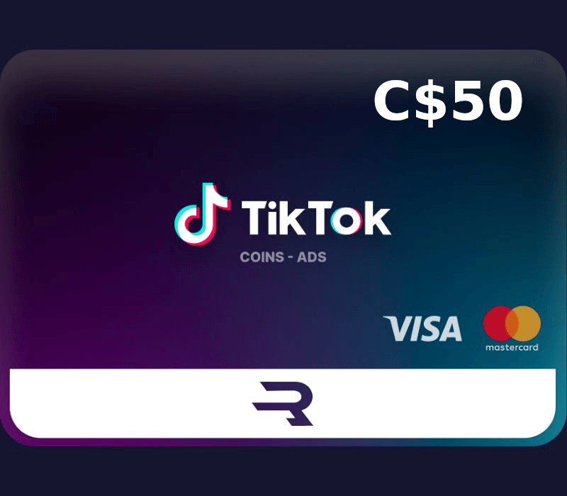 Rewarble TikTok CAD 50 Gift Card