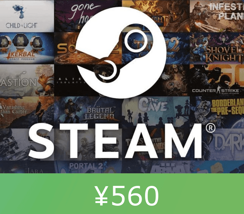Steam Gift Card JPY 560 JP Activation Code
