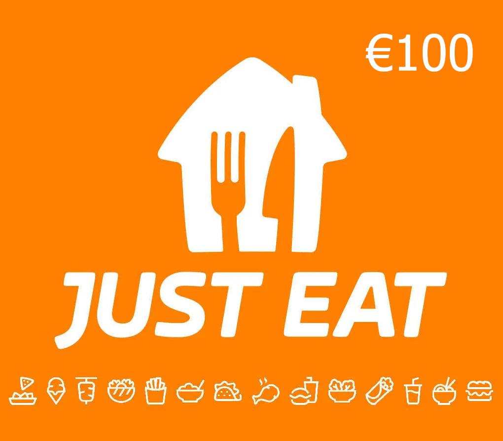 Just Eat €100 Gift Card BE