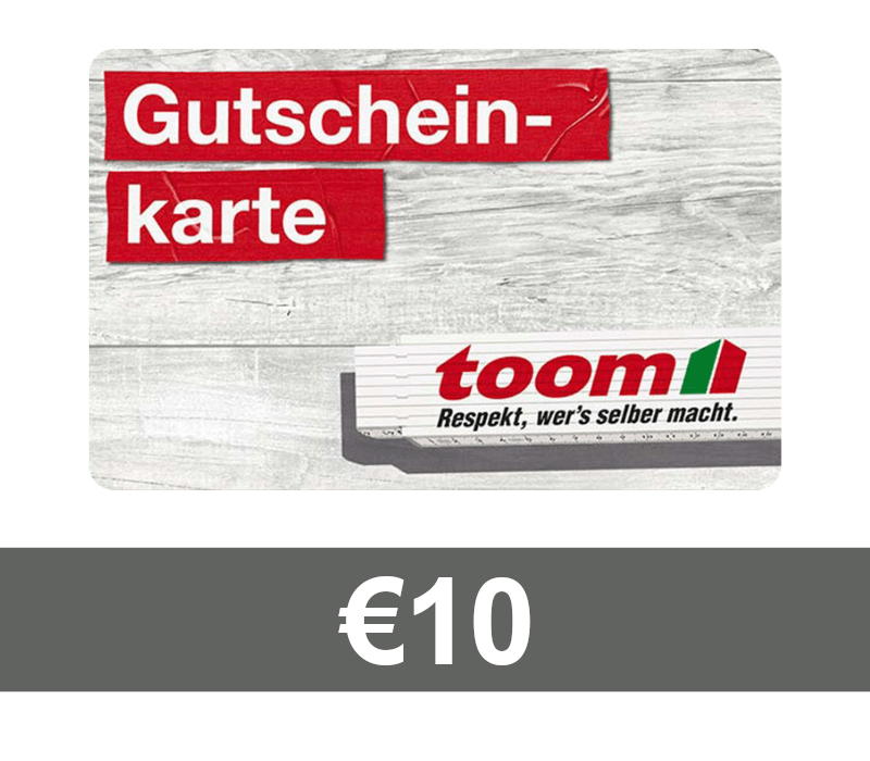 TOOM Baumarkt €10 Gift Card DE