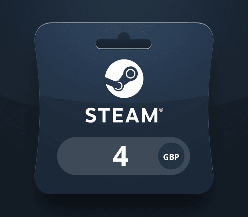 PC Steam Gift Card GBP 4 UK Activation Code