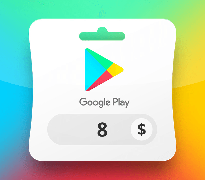 Google Play USD 8 Gift Card US