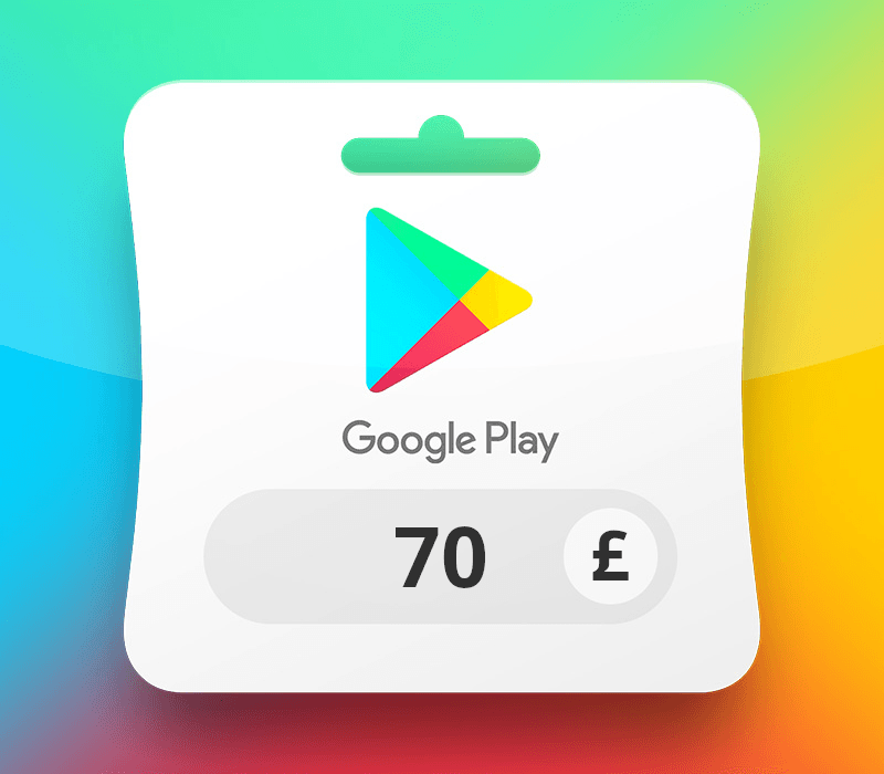 Google Play GBP 70 Gift Card UK