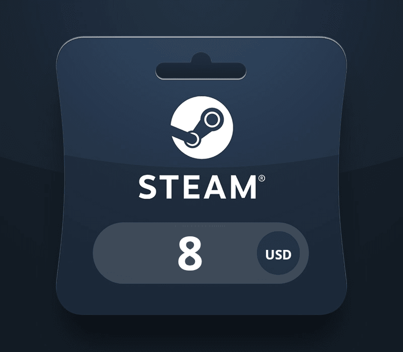 PC Steam Gift Card USD 8 Global Activation Code