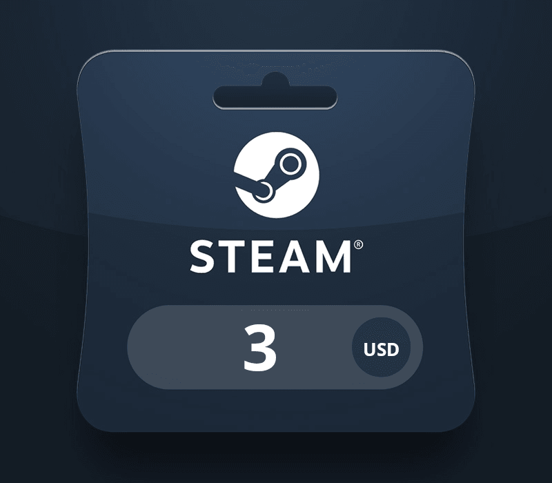 PC Steam Gift Card USD 3 TR Activation Code
