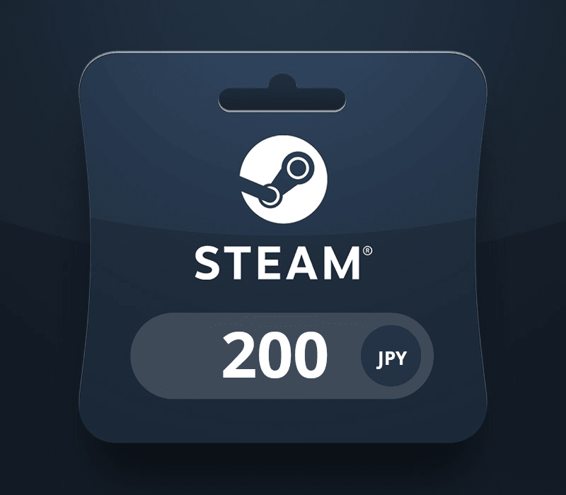 PC Steam Gift Card JPY 200 JP Activation Code