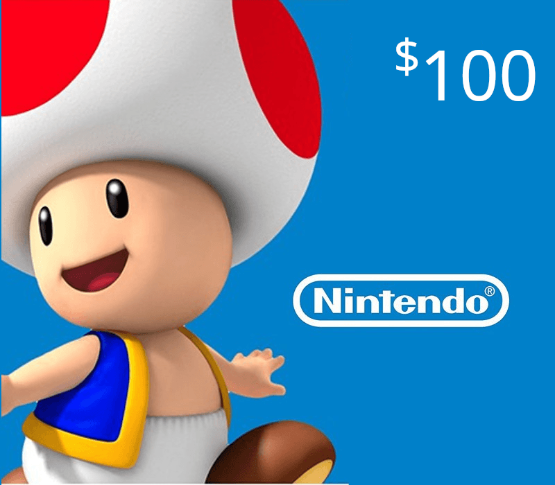 Nintendo eShop Prepaid Card USD 100 Key US