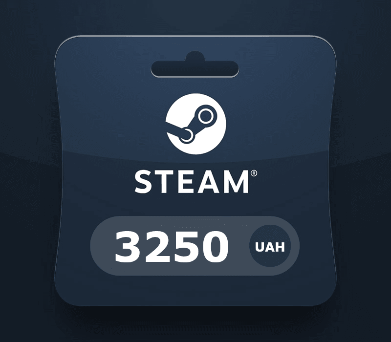 Steam Gift Card 3250 UAH UA Activation Code