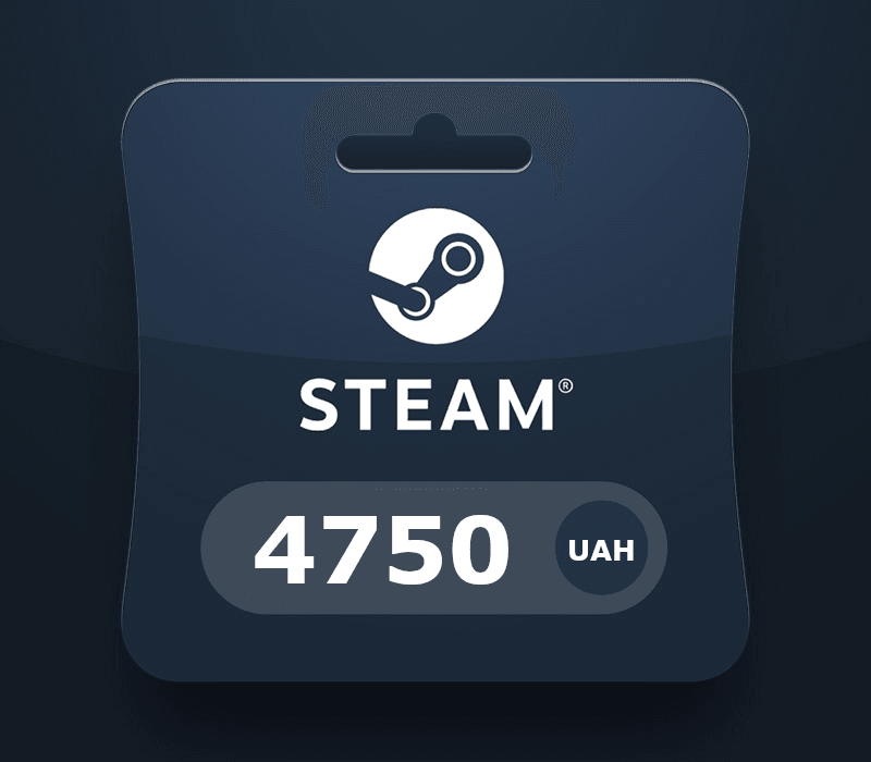 Steam Gift Card 4750 UAH UA Activation Code