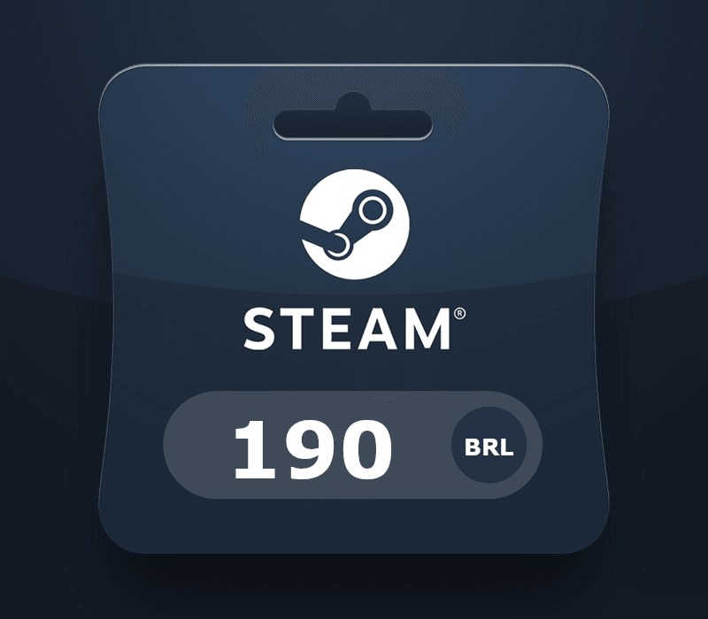 Steam Gift Card BRL 190 BR Activation Code