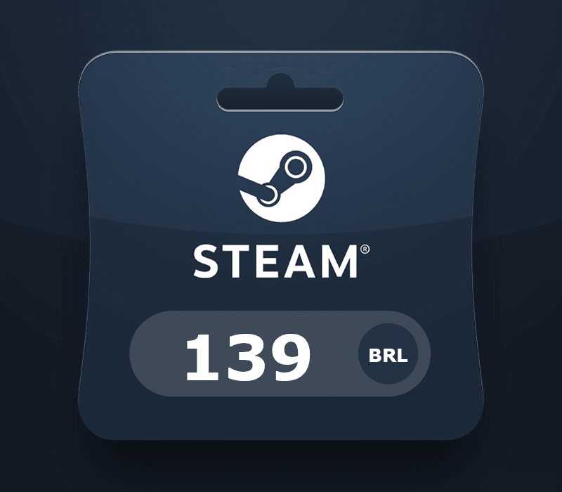 Steam Gift Card BRL 139 BR Activation Code