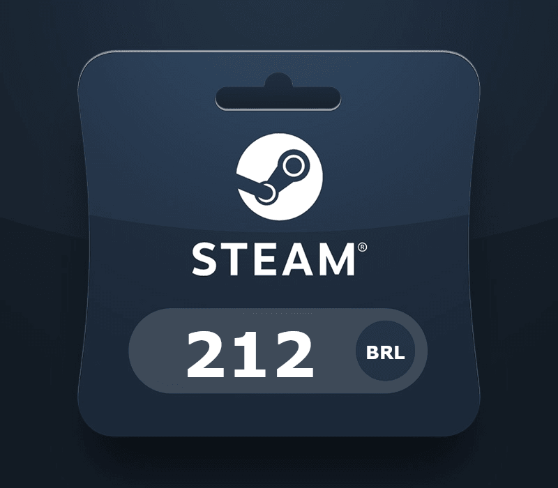 Steam Gift Card BRL 212 BR Activation Code