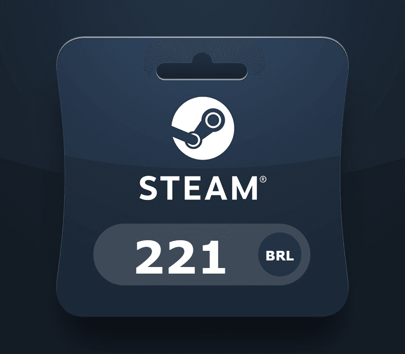Steam Gift Card BRL 221 BR Activation Code