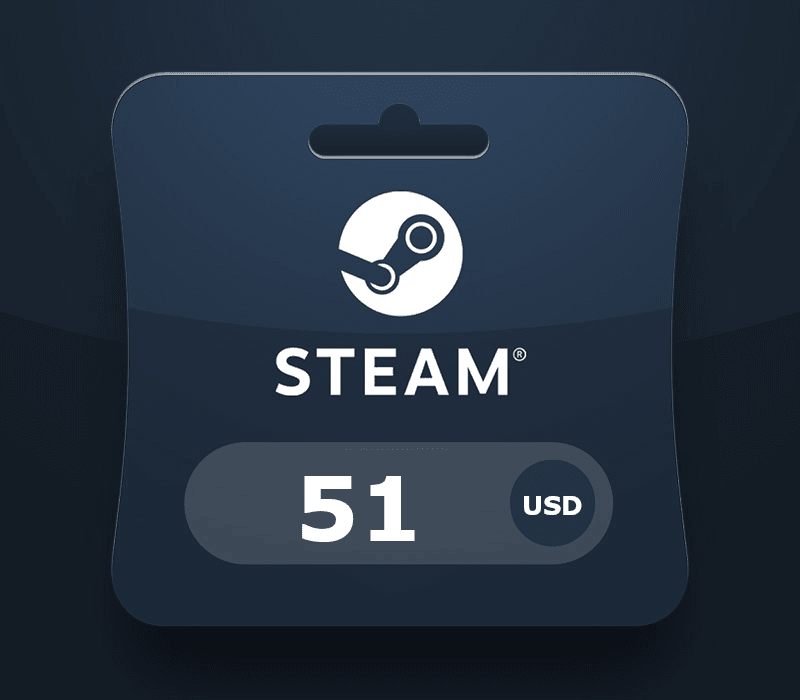 Steam Gift Card USD 51 US Activation Code