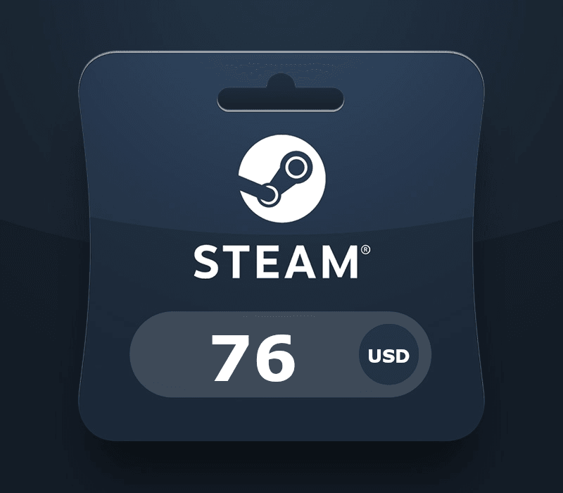 Steam Gift Card USD 76 US Activation Code