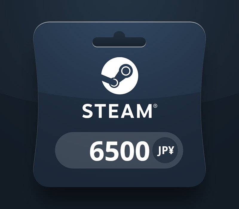 Steam Wallet JPY 6500 Gift Card JP