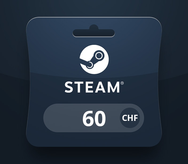 Steam Wallet CHF 60 Gift Card CH