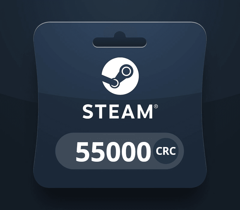 Steam Wallet CRC 55 000 Gift Card CR