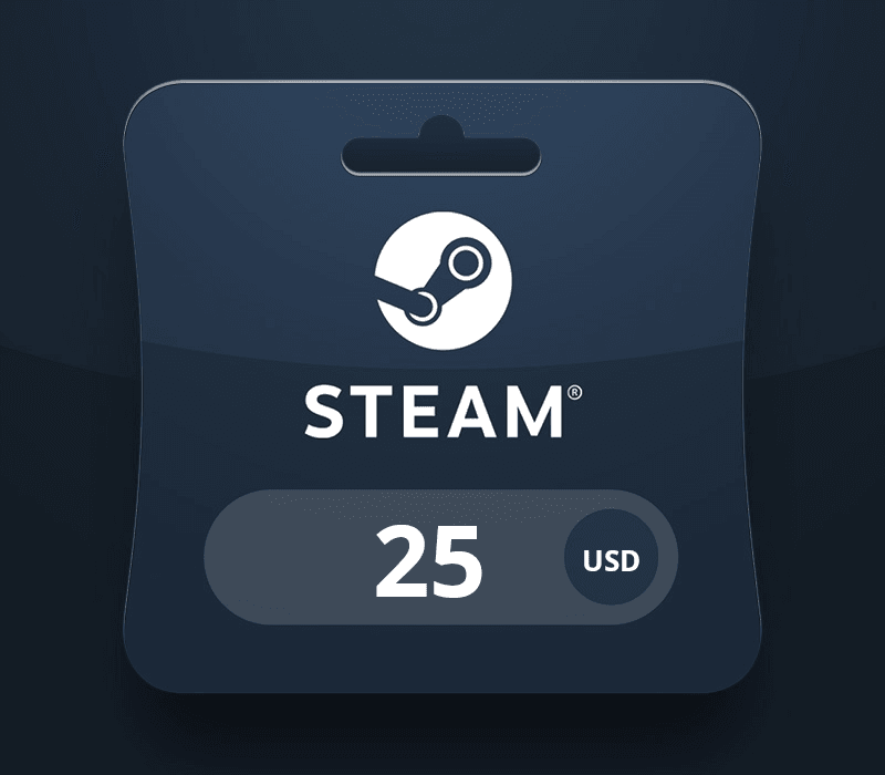 Steam Wallet USD 25 Gift Card AZ