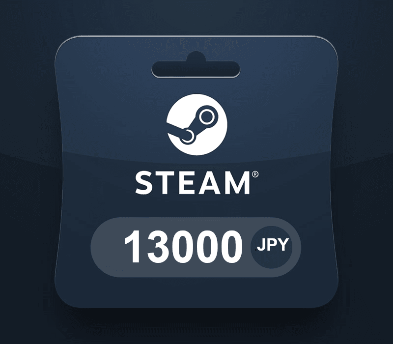 Steam Wallet JPY 13000 Gift Card JP
