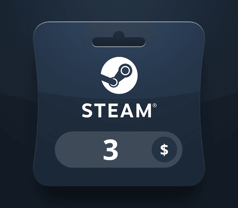 Steam Wallet USD 3 Gift Card BD