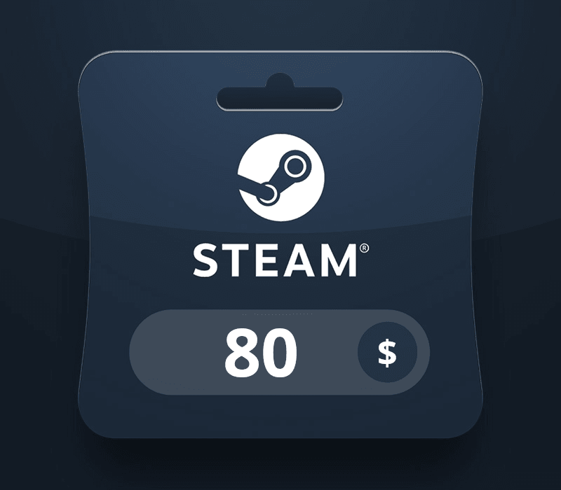 Steam Wallet USD 80 Gift Card PK