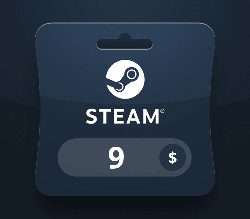 Steam Wallet USD 9 Gift Card LB
