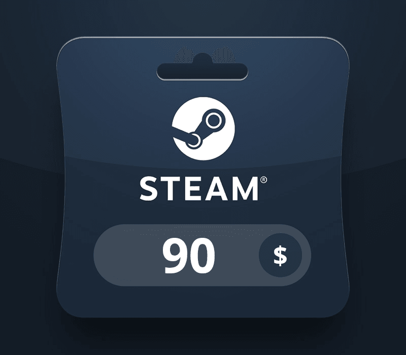Steam Wallet USD 90 Gift Card PK