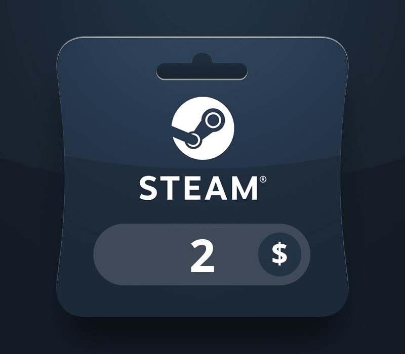 Steam Wallet USD 2 Gift Card BT