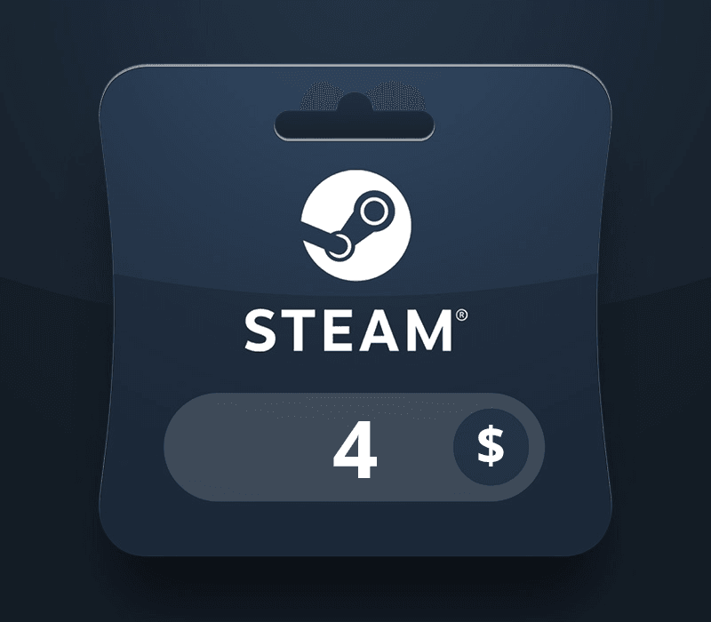 Steam Wallet USD 4 Gift Card US