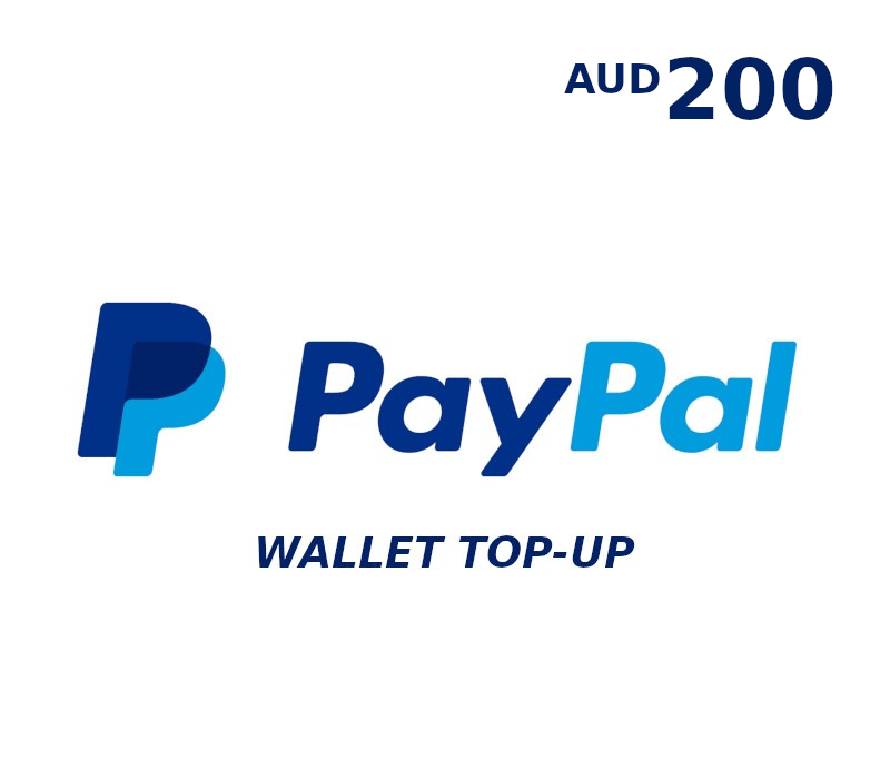 PayPal Wallet AUD 200 Top Up