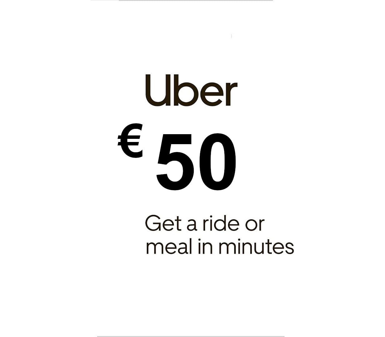 Uber EUR 50 Voucher IT