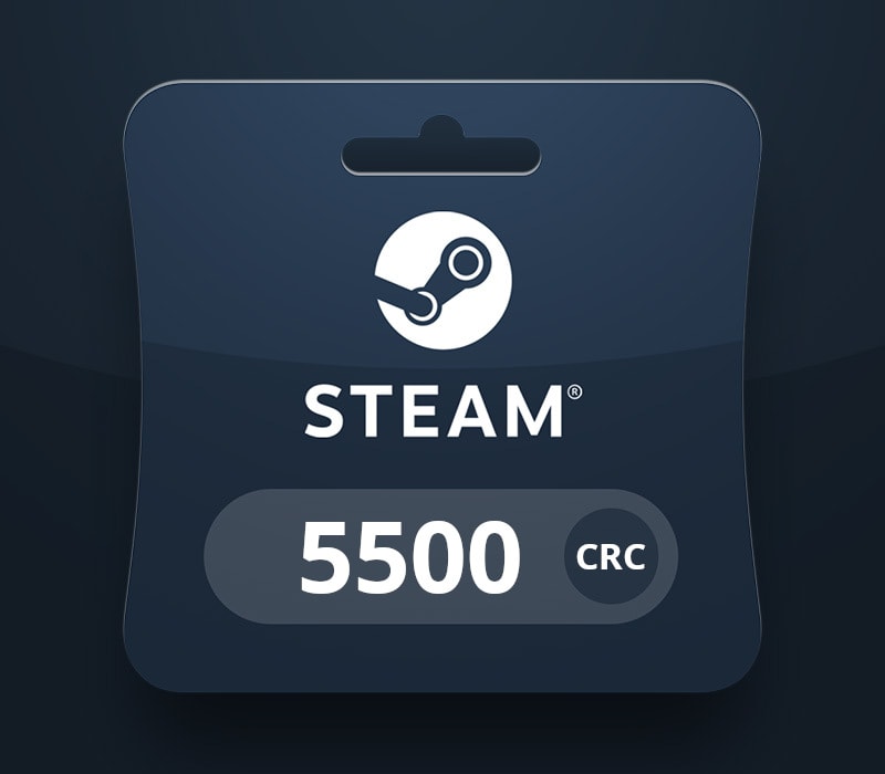 Steam Wallet CRC 5500 Gift Card HR