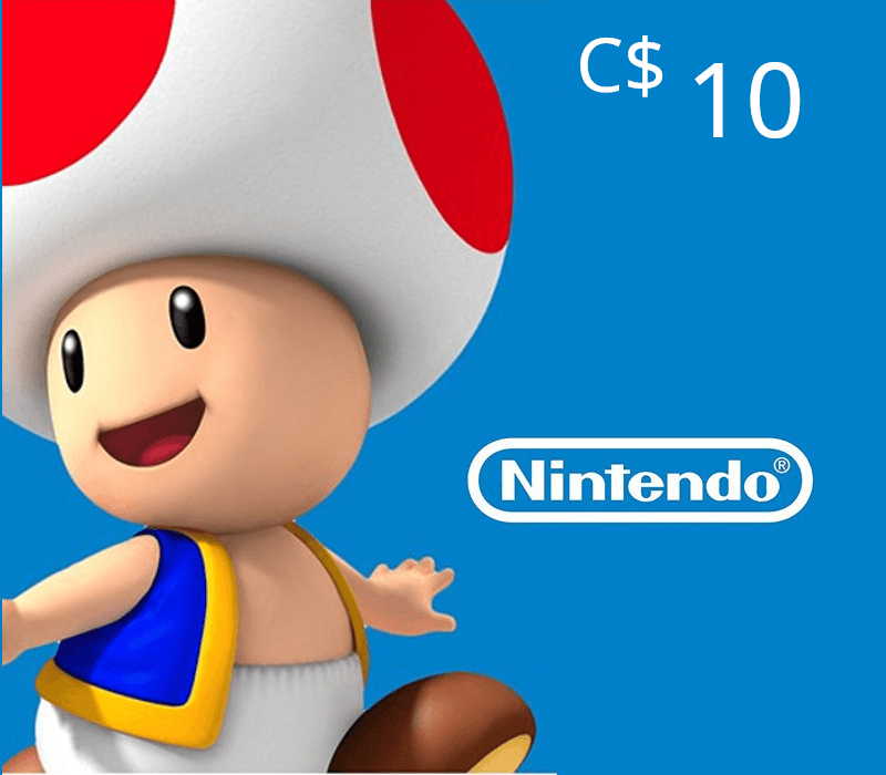 Nintendo eShop Prepaid Card CAD 10 Key