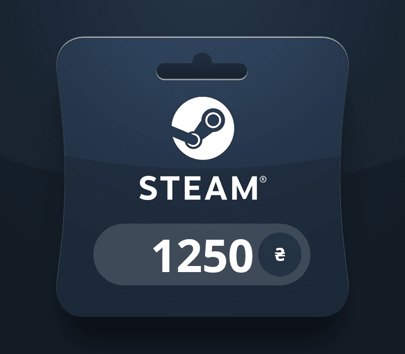 Steam Wallet UAH 1250 Gift Card UA