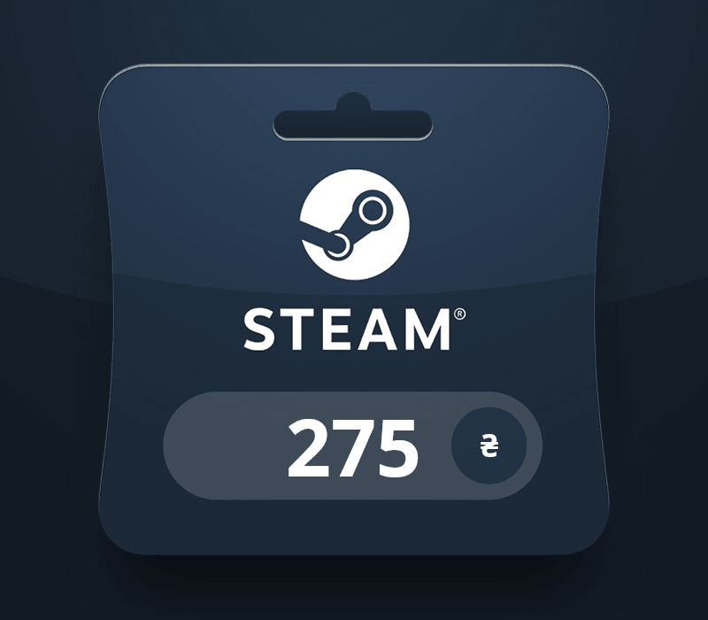 Steam Wallet UAH 275 Gift Card UA