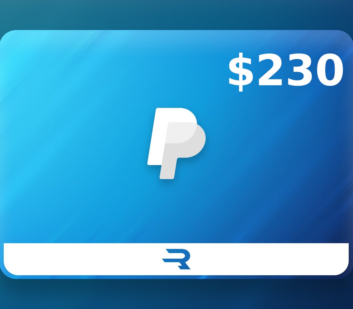 Rewarble PayPal USD 230 Gift Card