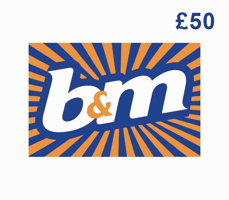 B&M GBP 50 Gift Card UK