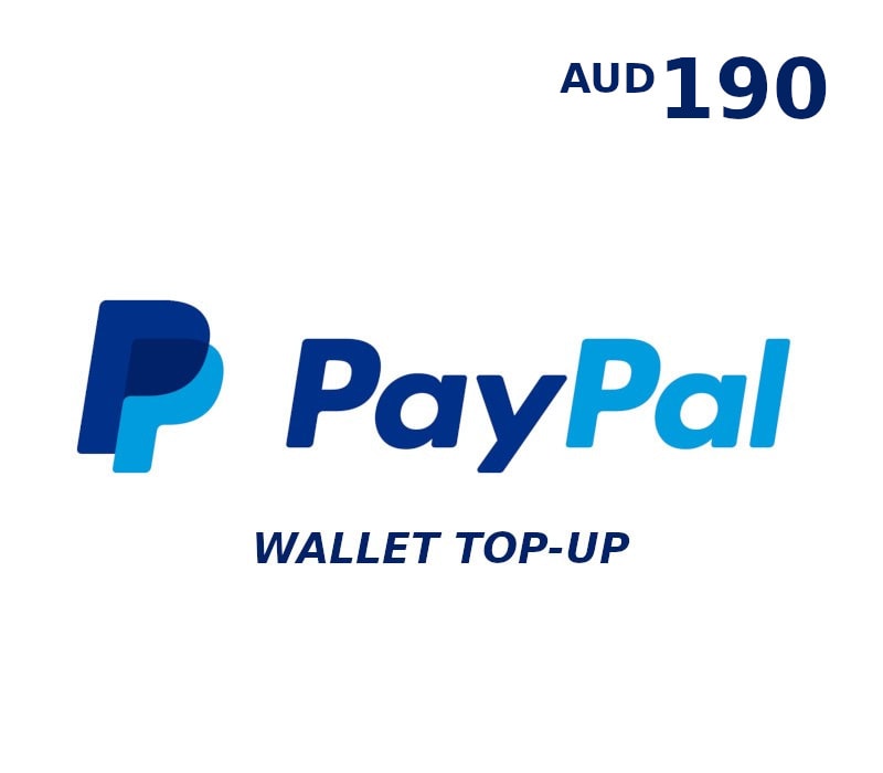 PayPal Wallet AUD 190 Top Up