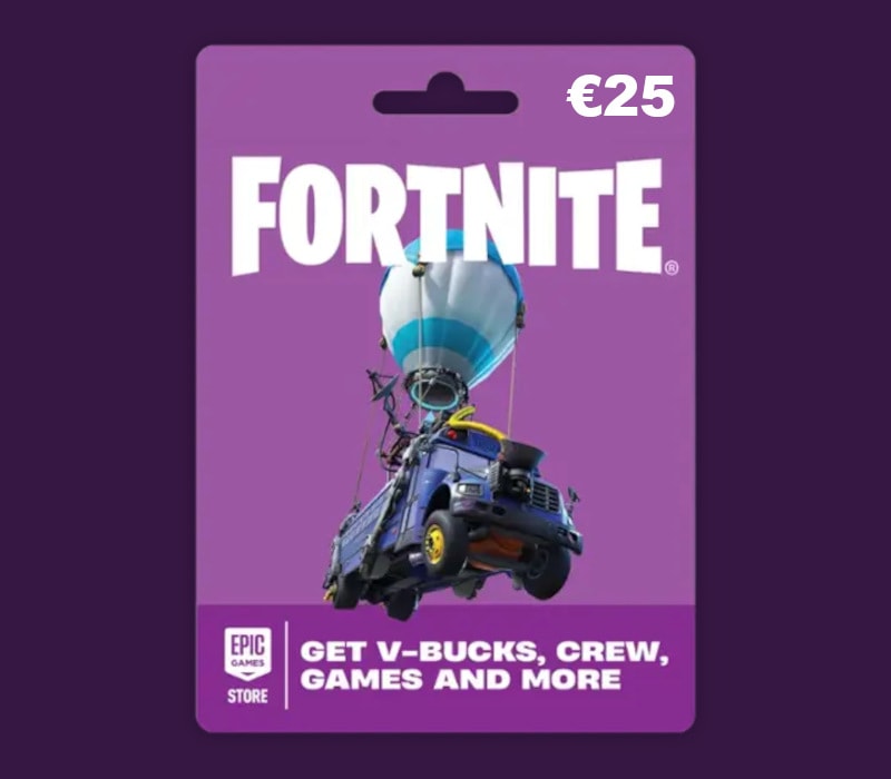 Fortnite EUR 25 PC Epic Games Gift Card DE