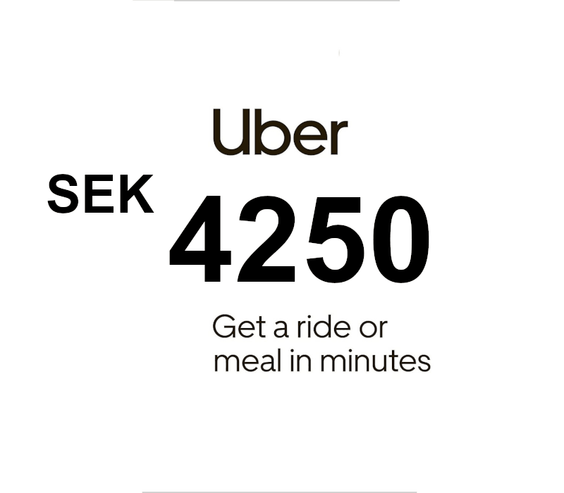 Uber SEK 4250 Gift Card SE