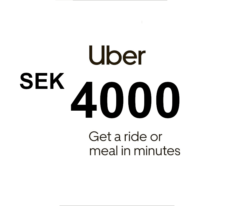 Uber SEK 4000 Gift Card SE