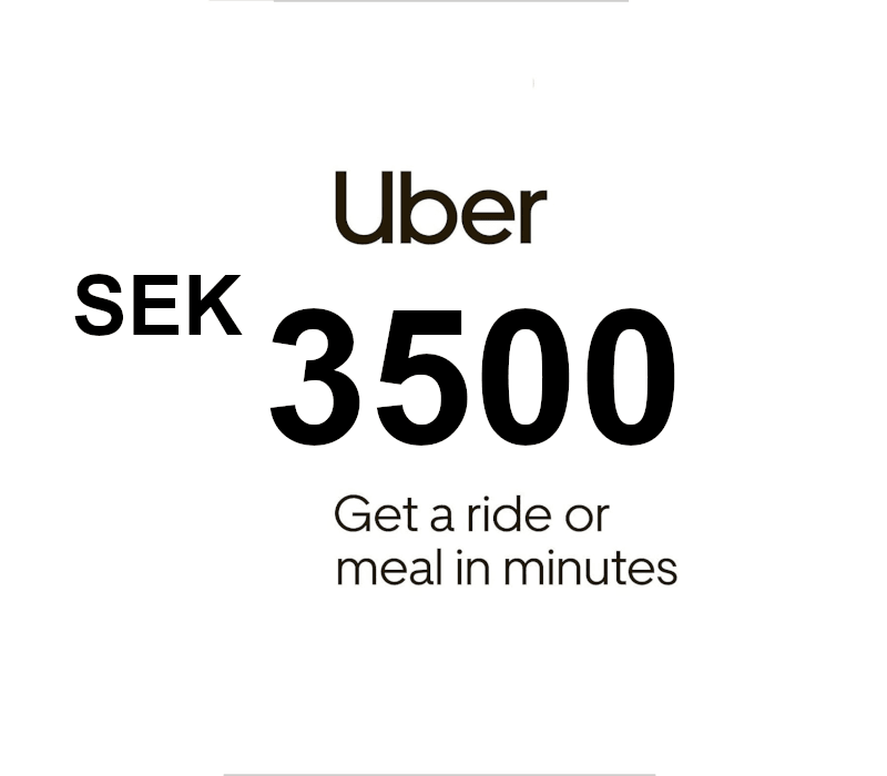 Uber SEK 3500 Gift Card SE