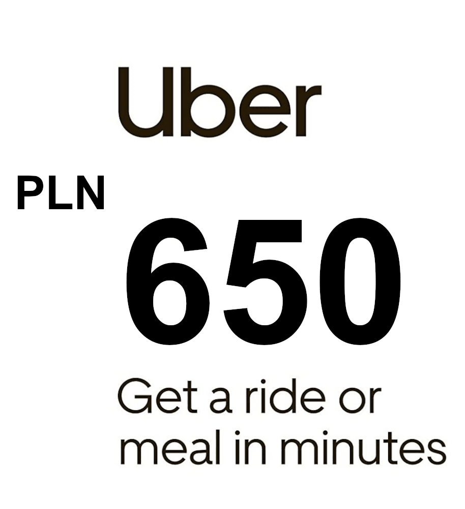 Uber PLN 650 Gift Card PL